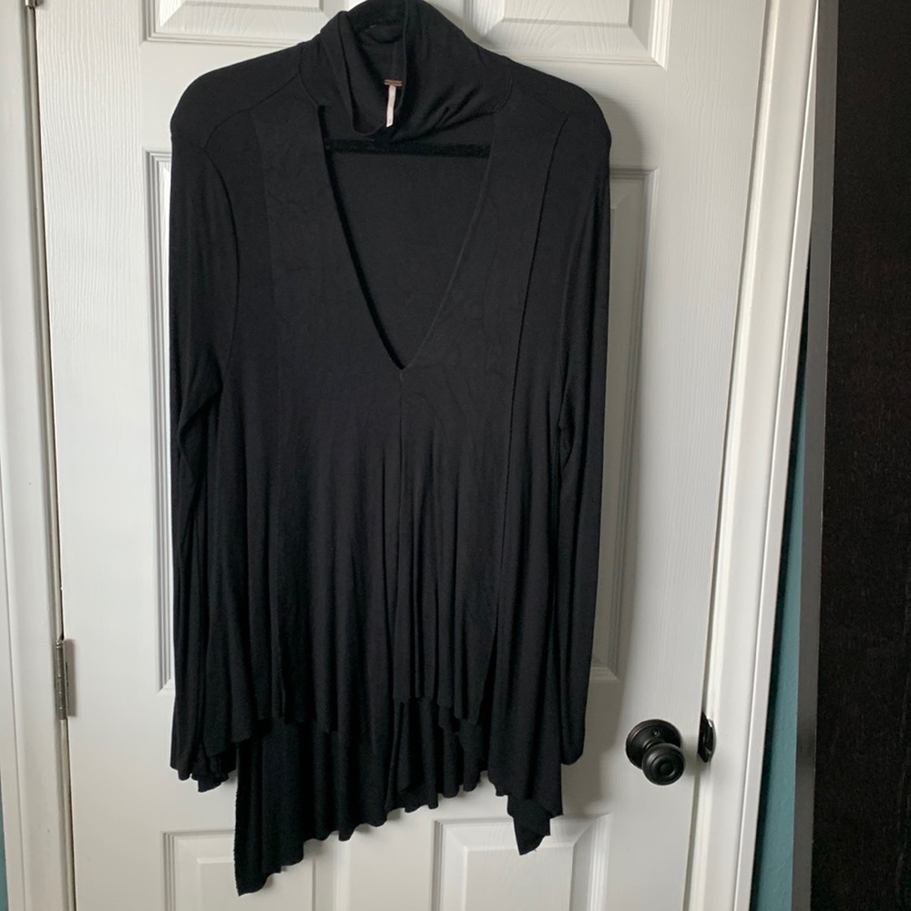 Free People Medium Black Top